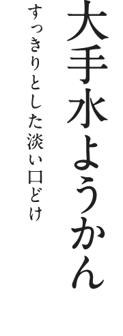 大手水ようかん